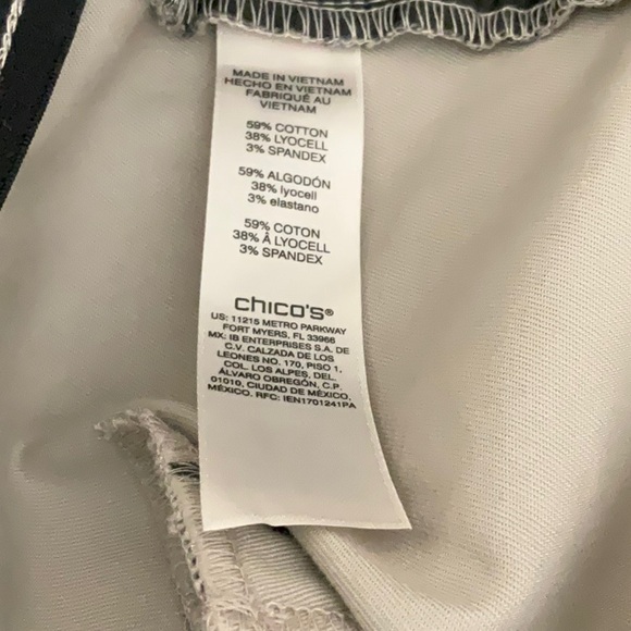 NWT Chicos wide leg chino pants - Picture 9 of 9